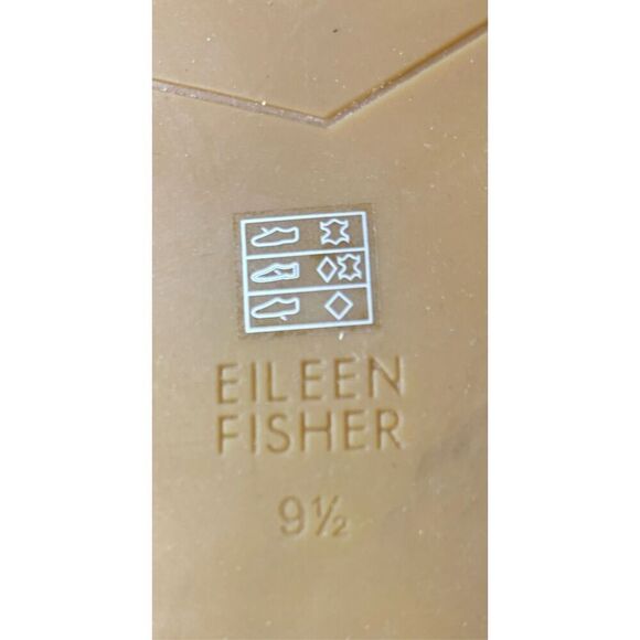 Eileen Fisher Mara Wedge Sandal in Tan NWOB Size  9 1/2 - Picture 9 of 9